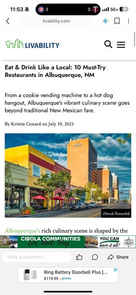 Article: Eat & Drink Like a Local: 10 Must-Try Restaurants in Albuquerque, NM  July 10, 2025