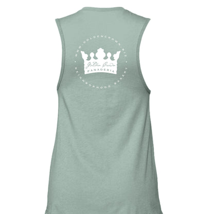 Heather Dusty Blue - BACK